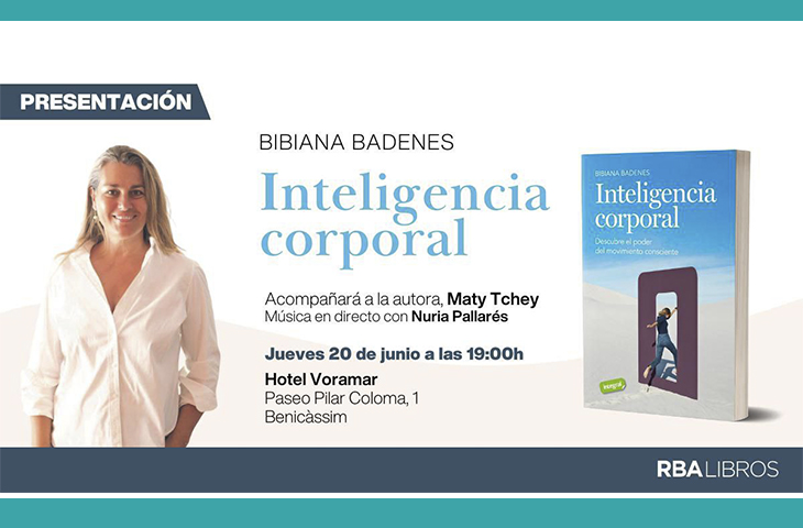 Jueves 20 de junio, presentación del libro: ‘Inteligencia Corporal. Descubre el poder del movimiento consciente’