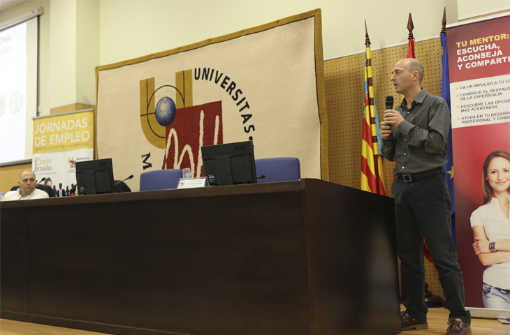 El ICOFCV participó en la XIX Jornada de Empleo para el Grado de Fisioterapia de la UMH