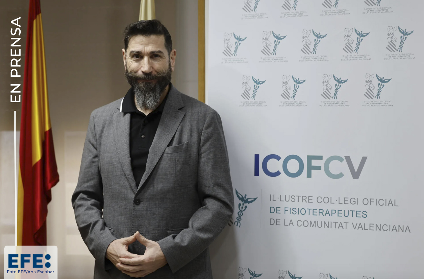 Josep Benítez reclama en EFE más fisioterapia en la sanidad pública valenciana