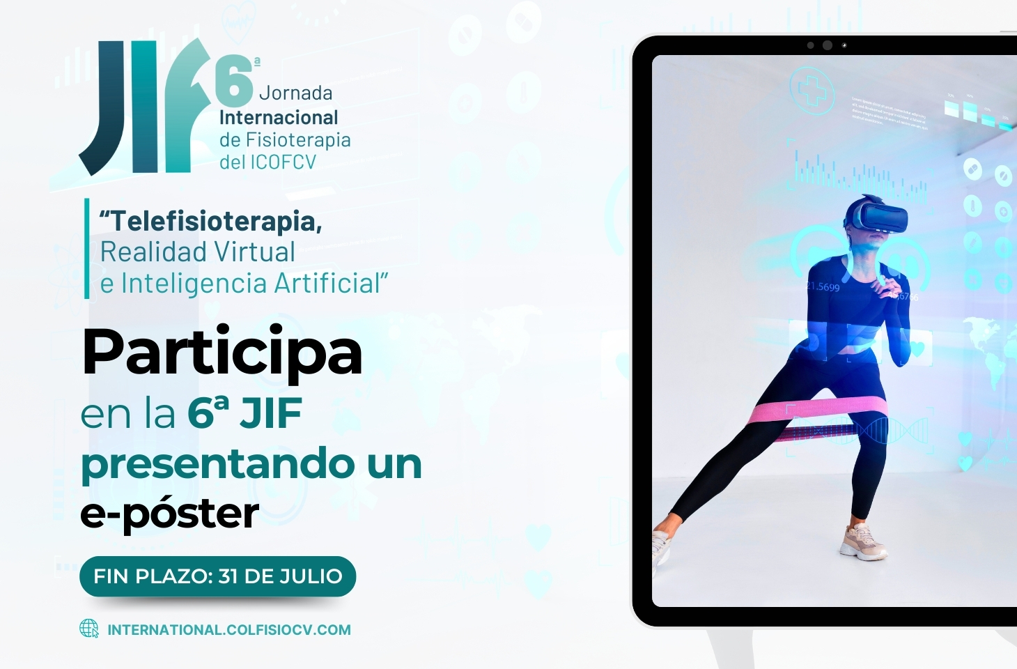 Participa en la 6ª JIF presentando un e-póster. ¡Ya está abierto el plazo!