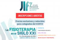 ¡Inscripciones abiertas a la VII JIF! Precio reducido para colegiados del ICOFCV ¡No te quedes sin tu plaza!