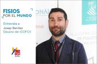 Entrevista a Josep Benítez, decano del Colegio de Fisioterapeutas de la C. Valenciana